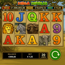 MonsterWin - Mega Moolah Progressive Jackpot Slot